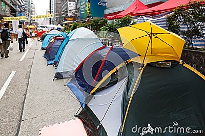 Umbrella Movement in Hong Kong