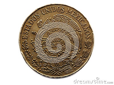 Un Peso Coin Royalty Free Stock Photography