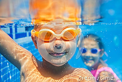Underwater boy