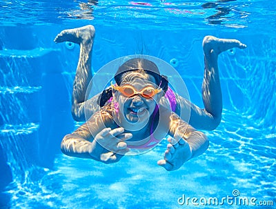 Underwater girl