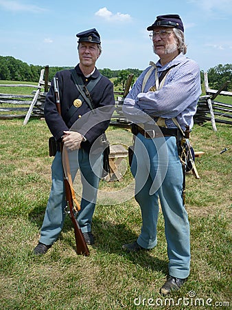 Union Soldiers on the Field