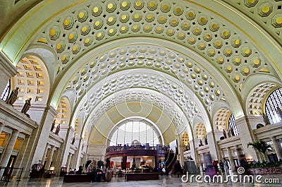 Union Station interior - Washington DC USA