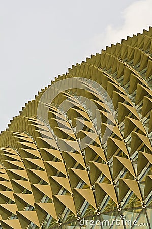 Unique Abstract Roof Design Stock Images - Image: 10215654