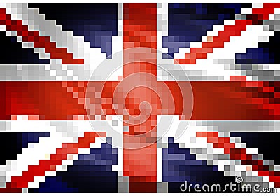 United Kingdom flag pixel