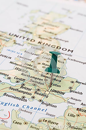 United Kingdom map pin