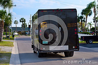 United Parcel Service UPS truck van delivery