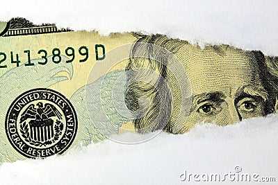 United States Currency Twenty Dollar Bill