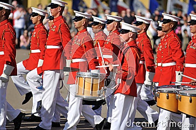 United States Marine Corp Marching Band.