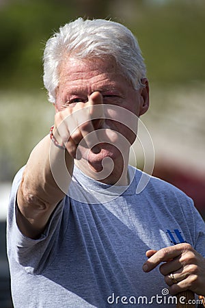United States President Bill Clinton