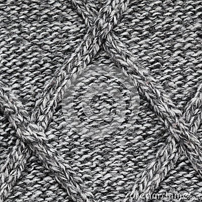 Unusual Abstract knitted pattern background texture