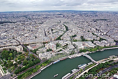 Up view of Paris