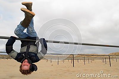 Upside Down Kid Stock Photos - Image: 13868