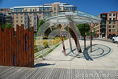 Urban art and street furniture, Portland, Oregon