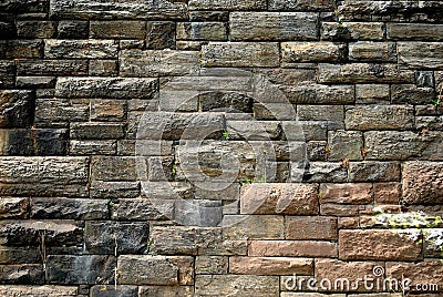 Urban textured Stone Wall