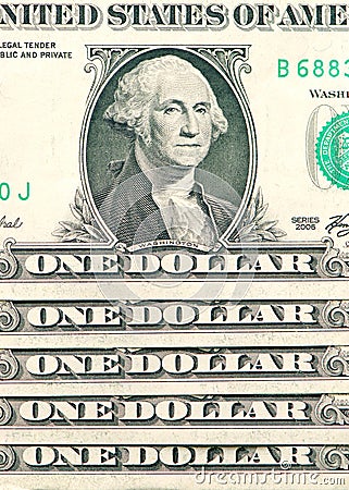 US dollars background