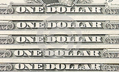 US dollars background