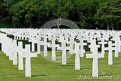 US Military graves World War Two cemetery