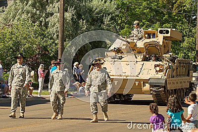 US Military on parade