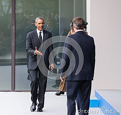 US President Barack Obama at the NATO summit in Newport