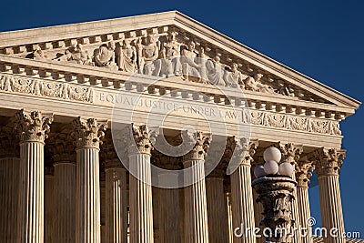 US Supreme Court closeup of details