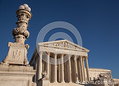 US Supreme Court with LEX and Justice and perspective