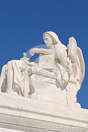 US Supreme Court Statue
