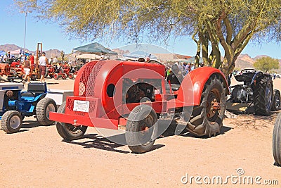 USA: Rare Tractor - 1949 Friday/Model 0-48 Orchard