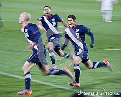 USA Scores Equalizing Goal - FIFA WC 2010