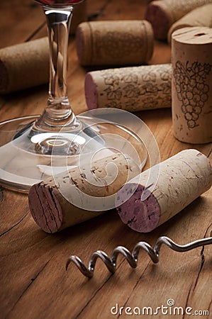 Used wine corks