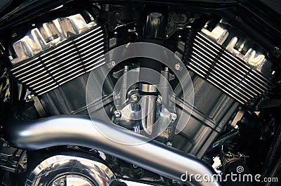 V twin motorcycle engine