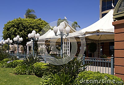 Vacant Modern Outdoor Restaurant