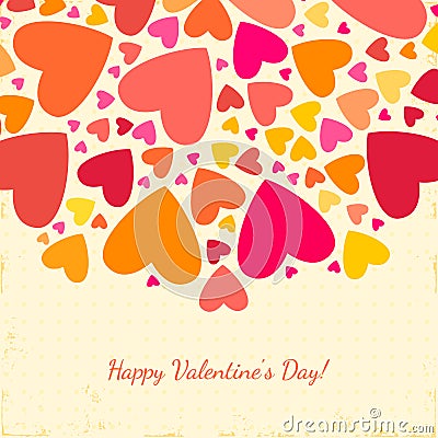 Valentine's Day Background With Hearts. Stock Image - Image: 36182621