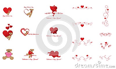 Valentine s Day Clip Art and Design Elements