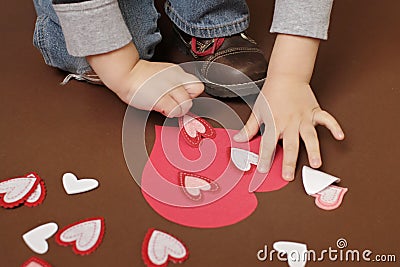 Valentine s Day Craft with Hearts