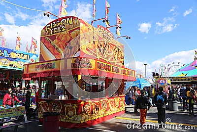 Variety of carnival food vendors