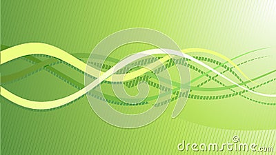 Vector abstract green hi-tech background