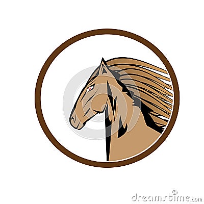 Vector Cartoon Horse Head. Royalty Free Stock Images - Image: 35350609