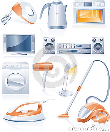 vector-household-appliances- ...