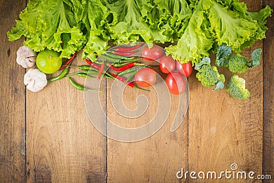 Vegetables Frame Background