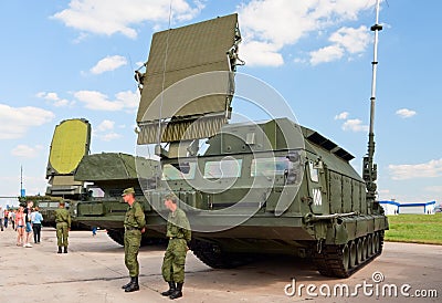 Vehicles of the S-300V missile complex