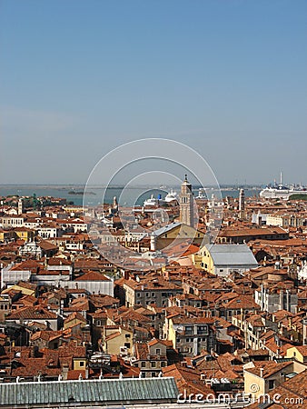 Venice city roofs