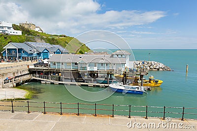 Ventnor harbour Isle of Wight south coast of the island tourist town