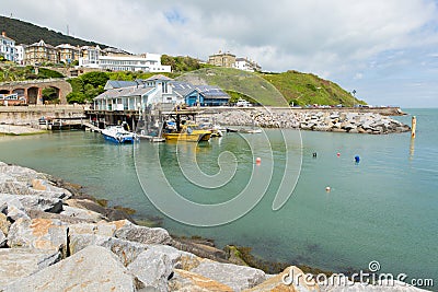 Ventnor harbour Isle of Wight south coast of the island tourist town
