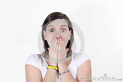Very Surprised Girl Stock Photos - Image: 2364