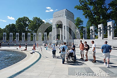 Veteran at the Atlantic Memorial