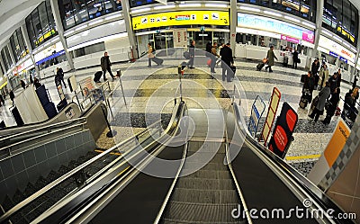 Vienna airport - departure - arrival hall