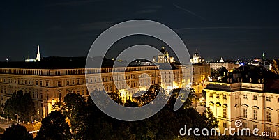 Vienna in the night
