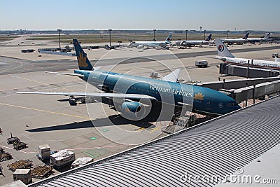 Vietnam Airlines Plane at Frankfurt Airport