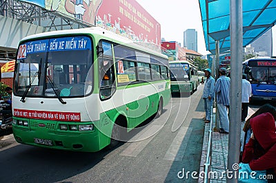 Vietnam bus station