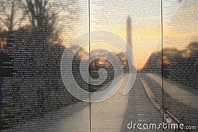 Vietnam Veteran s Memorial Wall Washington DC
